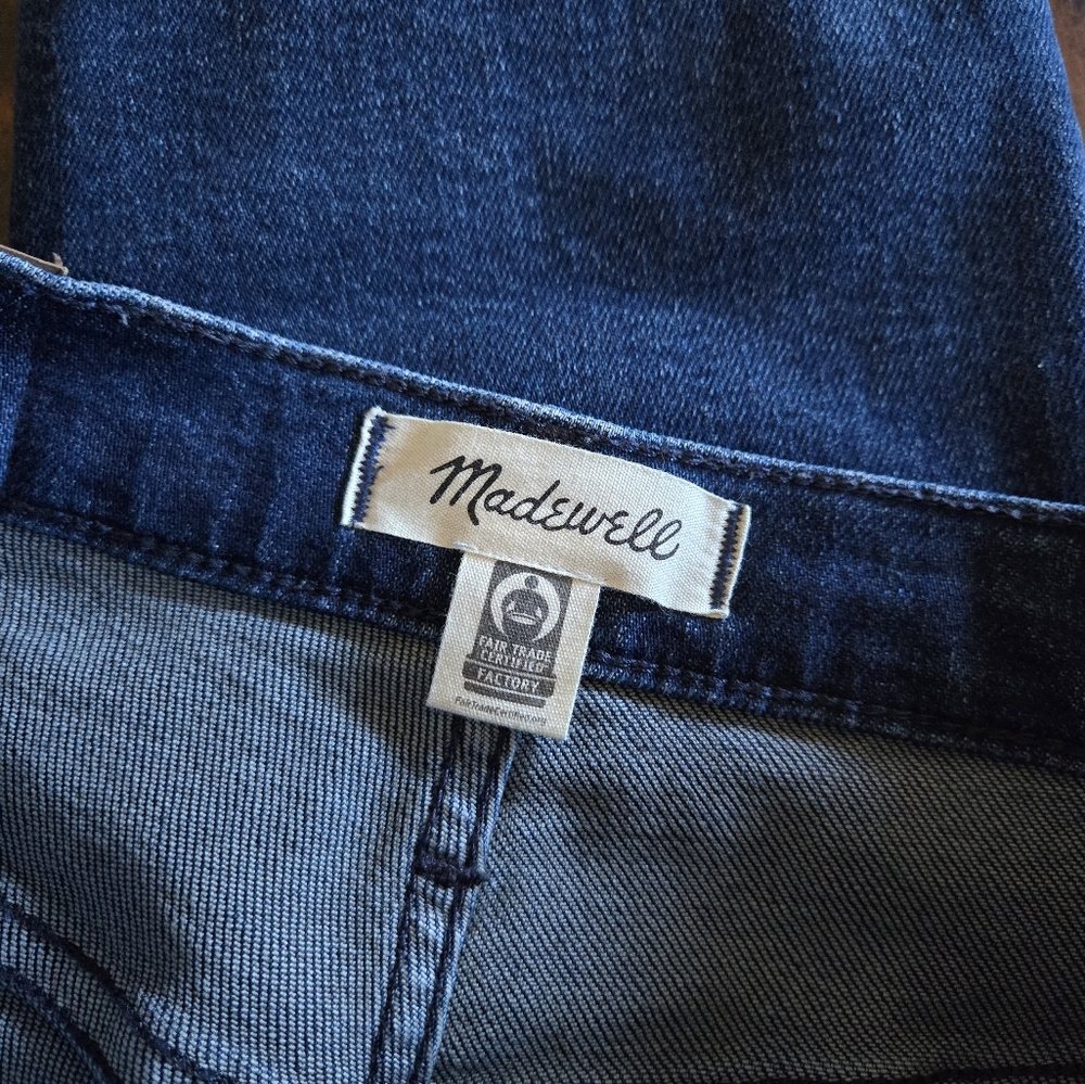 Madewell The Perfect Vintage Jeans Women's Dark Blue Stretch Denim Size 26 - Picture 7 of 12